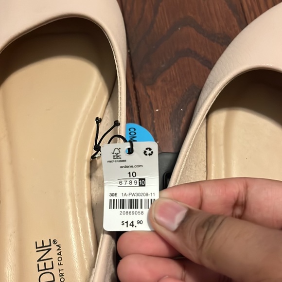 ✨2 for $10✨Ardene blush pink/nude flats(BRAND NEW) - Picture 4 of 4